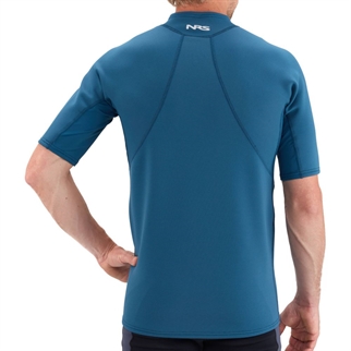 NRS Mens HydroSkin 0.5 Short - Sleeve Shirt back